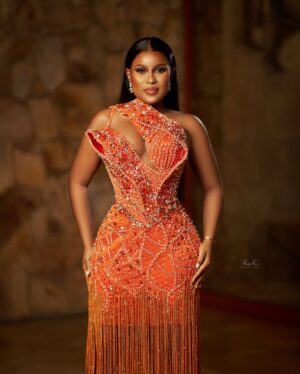 Berla Mundi Instagram - Dear God, 

May we have a week as colorful as this 🧡💛

A @yartelgh gown as usual captured by @ansahkenphotography 
@hairaffairs_byayisha @naphsie_mua