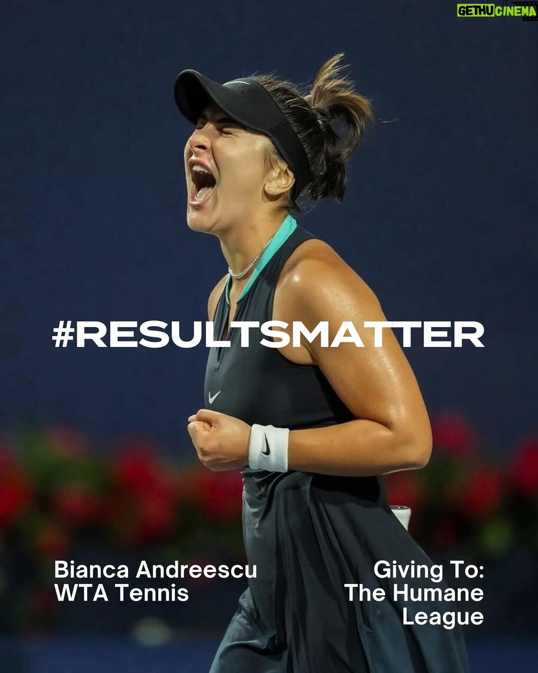 Bianca Andreescu - 413 Likes - When you’re a world-class athlete, everything you do is to maximise your performance. So why should giving be any different?
@biancaandreescu_ supports @thehumaneleague — helping end the suffering of billions of farmed animals through high-impact action 🐓 ❤️
#ResultsMatter