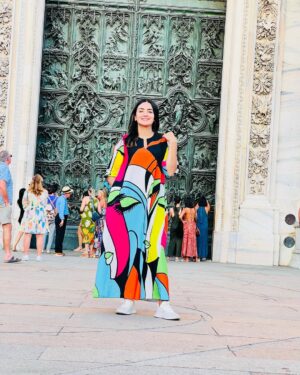 Bouchra Okbi Instagram - By by venezia 💔
Hello from Milano ♥️

Yadra 😇😇😇😇😇
Ma robe chez @ilhemcreation_dar_elkahina ♥️

#milano #venezia #