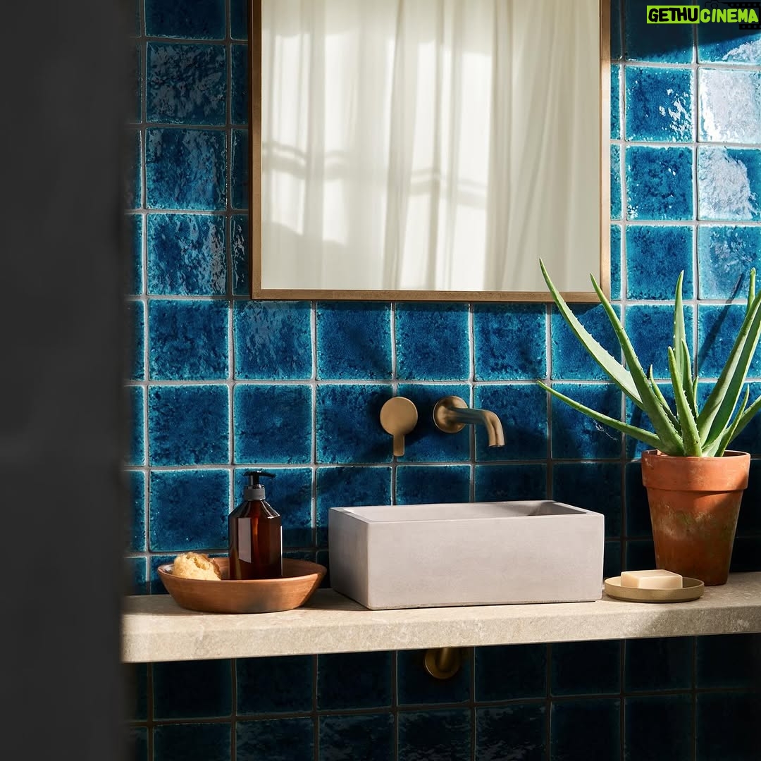Breegan Jane - 140 Likes - A coastal palette, captured in form and glaze.
The Breeze Collection by @breeganjane brings together hand-shaped terracotta, vibrant crackled finishes, and ocean-inspired tones.
From deep tidepool blues to sunlit turquoise, every tile reflects a blend of craftsmanship and coastal ease.