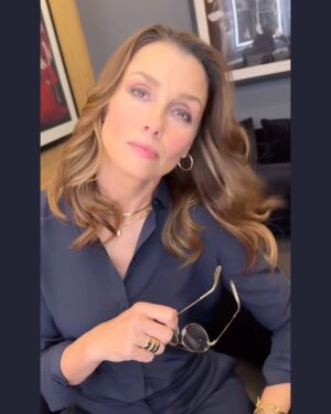 Bridget Moynahan Instagram - Thank you again @tina_turnbow! @hydrinity_skincare @merit @saiebeauty @makeupbymario @chantecaille @iliabeauty @hydrinity_skincare