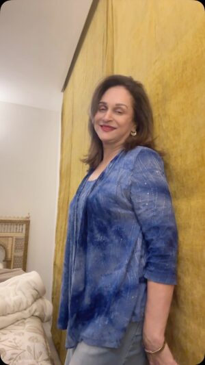 Bushra Ansari Instagram - Blue  blue. !!
