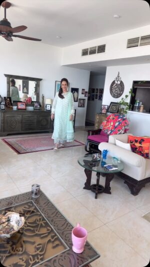 Bushra Ansari Instagram - Green is soft n peace !