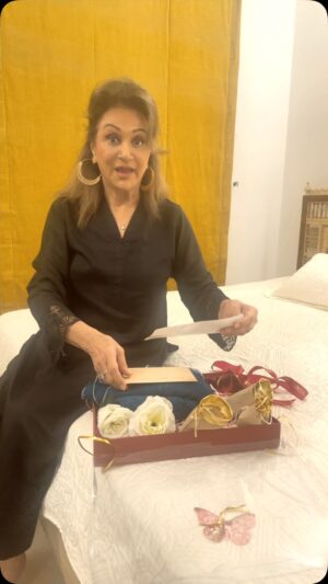 Bushra Ansari Instagram - Thank you Brow bar. !! For your amazing thoughtful gifts !!