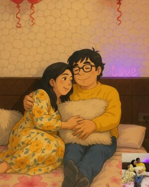 CA Sakchi Jain Instagram - Can’t get over this Ghibli-style version of mummy & papa!🤍
They look straight out of a fairytale—so much warmth, so much love in one frame.
AI trends come and go, but this one? I’m keeping forever.
