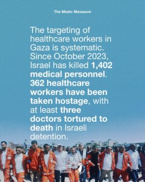 Carice van Houten Instagram - 🚨ISRAEL EXECUTES 15 MEDICS IN RAFAH 🚨

Fifteen Palestinian paramedics and rescue workers, including a United Nations employee, were executed by Israeli occupation forces in Rafah.

Aerial footage revealed ambulances reduced to wreckage after being deliberately targeted. The vehicles were visibly marked as medical transport, and the crews were in full uniform.

The medics had been executed at close range, some with their hands bound. Their bodies bore gunshot wounds to the head and chest, clear signs of deliberate killings. Their remains had been desecrated, stuffed into black bags, and buried in a mass grave.

This was not an accident. This was a war crime.

👉 EMAIL YOUR ELECTED OFFICIAL NOW! USE THE FREE TEMPLATE IN @humantiproject’s bio or visit HumantiProject.org 👈

——

Sources in slide 13