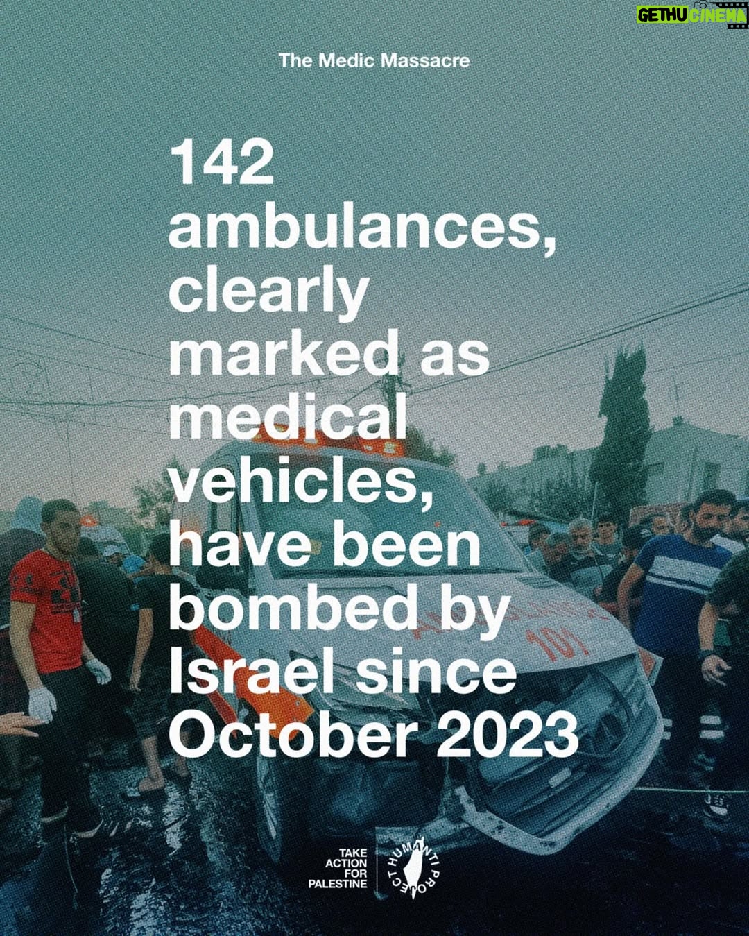 Carice van Houten - 69.9K Likes - 🚨ISRAEL EXECUTES 15 MEDICS IN RAFAH 🚨
Fifteen Palestinian paramedics and rescue workers, including a United Nations employee, were executed by Israeli occupation forces in Rafah.
Aerial footage revealed ambulances reduced to wreckage after being deliberately targeted. The vehicles were visibly marked as medical transport, and the crews were in full uniform.
The medics had been executed at close range, some with their hands bound. Their bodies bore gunshot wounds to the head and chest, clear signs of deliberate killings. Their remains had been desecrated, stuffed into black bags, and buried in a mass grave.
This was not an accident. This was a war crime.
👉 EMAIL YOUR ELECTED OFFICIAL NOW! USE THE FREE TEMPLATE IN @humantiproject’s bio or visit HumantiProject.org 👈
——
Sources in slide 13