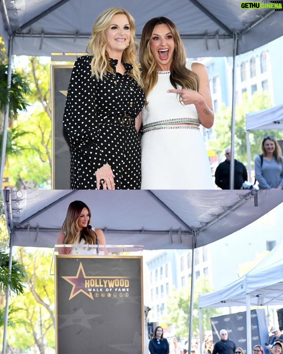 Carly Pearce - 18.4K Likes - what an honor to watch one of my heroes & dear friends get her well-deserved STAR on the Hollywood Walk Of Fame today. @trishayearwood, you embody everything it means to be a star & I just love you to pieces. **my childhood self would never believe today was real**