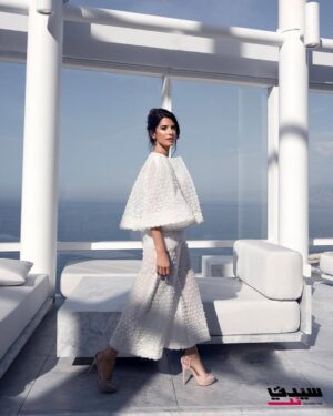 Carmen Bsaibes Instagram - More from my cover story with @sayidatynet #مجلة_سيدتي #غلاف 
Grab your copies 🤗
.
Photography @mseifphotography 
Styled by @sarah.keyrouz 
Dressed by @azziandosta 
Hair @michelzeytoun 
Makeup @coletteiskandar
.
Interview by @alihallal in bio 👆🏼