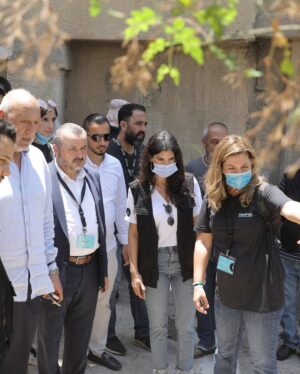 Carmen Bsaibes Instagram - Yesterday I had the chance to visit the places renovated by @nusaned in Akkar-Lebanon, and to see their hard work providing families with sustainable resources and coloring their streets so they can hope for a better future.

More to come with @nusaned ❤️
