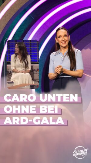 Carolin Kebekus Instagram - Wer noch nie auf einem 75. Geburtstag unten ohne unterwegs war, werfe den ersten Schlüpper! 🩲 @carokebelin mit einer ganz (und vielleicht etwas zu) privaten Story von der Gala zu 75 Jahren ARD. Die ganze Folge @dckshow seht ihr heute um 23:35 Uhr im Ersten und ab 20:15 Uhr in der @ardmediathek.