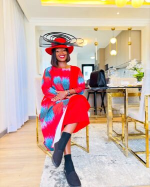 Catherine Kamau Instagram - Rich Aunty is  taking it up a notch 2025💃🏽 are you ready ? 

🏡 @143_brookview 

👗 @mokeni_fashion_house_