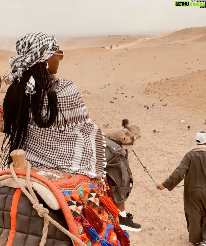 Catherine Kamau - 46.6K Likes - Exploring The ancient majestic Giza Pyramids was a once in a life time adventure that truly exceeded my wildest expectations. The history behind the work that went into designing and construction the pyramids is mind blowing. I cross off this bucket list with overwhelming joy and pride thanks to my best friend & my odogwu šā¤ļø.
#giza
#blacktravel