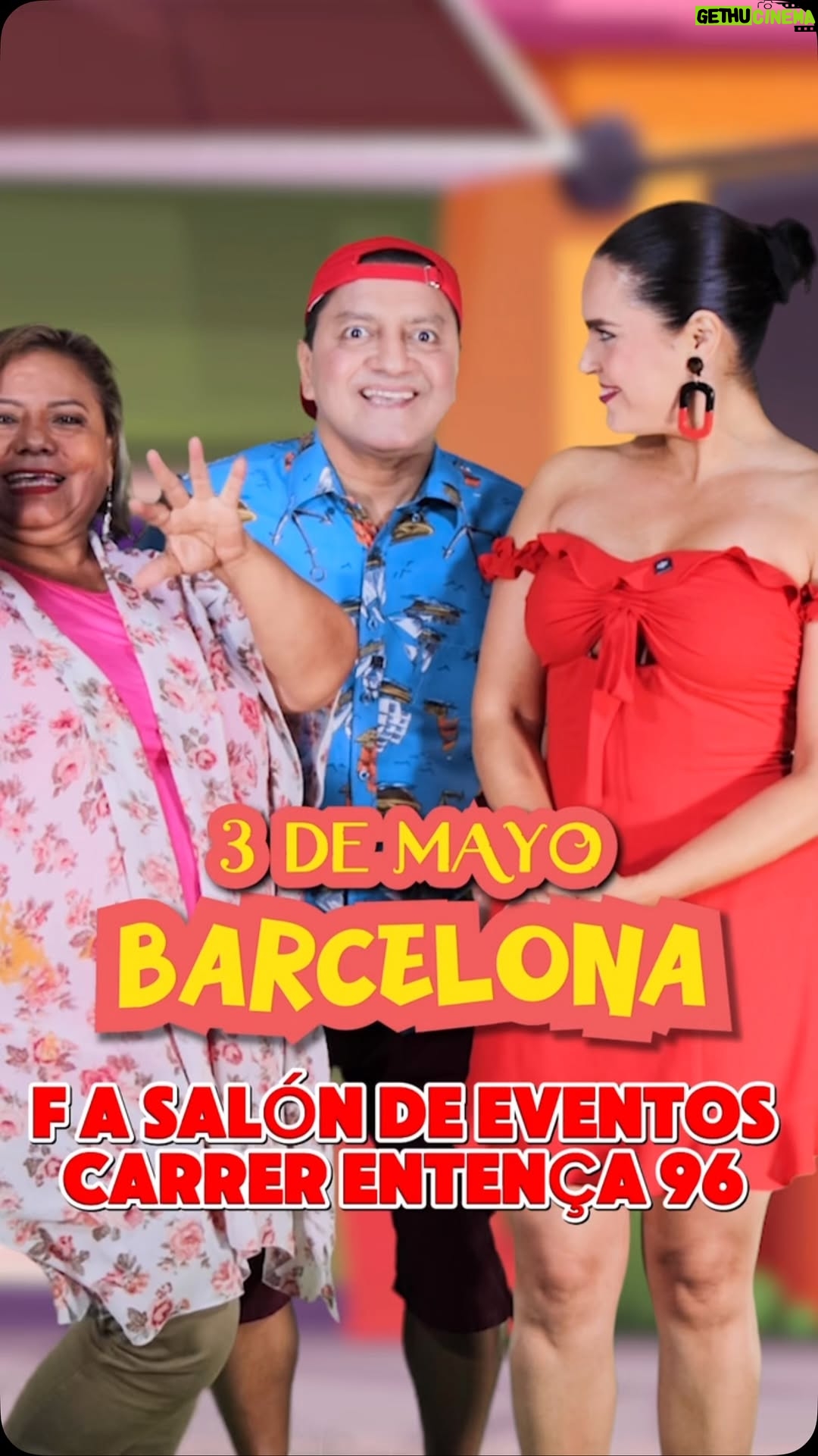 Cecilia Cascante - 1.2K Likes - 🎭 ¡Noche de comedia imperdible! 🎭
🤣 LOS 3 SON FAMILIA 🤣
📅 Sábado 3 de mayo ⏰ 19:00
📍 Salón de eventos FA – C/ Entença 96
Prepárate para una noche llena de risas con este increíble espectáculo cómico. ¡No te lo puedes perder!
🎟 Entradas a la venta en:
📍 Río Chico Brasa y Sabor – C/ Enamorats 139
📍 El Ñaño BELLATERRA – C/ Lepanto 203
📍 Frutimix – C/ Pedraforca 50, Hospitalet
📲 Venta a domicilio: 672340636
💻 Venta online: www.woutick.com
¡Reserva ya y ven a disfrutar de una noche de carcajadas! 😂🎟