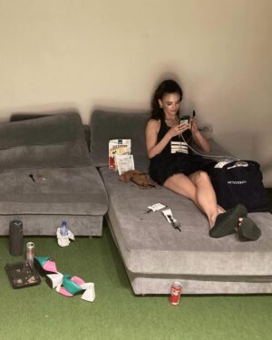 Charlotte Le Bon Instagram - Come to our house, it’s real cosy 💕