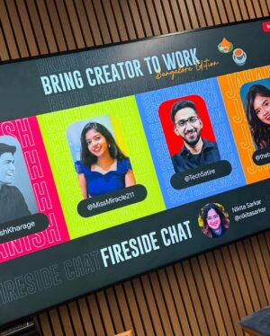 Charumathi Saravanan Instagram - 15 years old Charu wouldn’t believe I’m going Google office and attending meetings and making Youtube my Career🧿 Extremely happy & grateful!! Thank you @youtubecreatorsindia and special thanks to @athulvinod92 sir for your support and encouragement✨
.
Love you Miss Miracle fam!! You are the best♥️