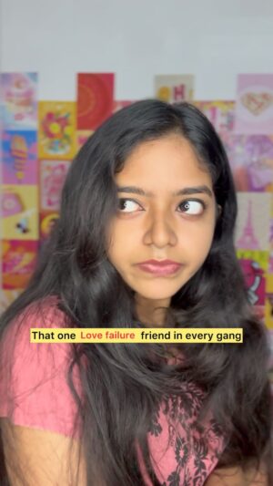 Charumathi Saravanan Instagram - You know whom to tag😅
.
Ennaku Nejama love failure lam ella pa🙏😅 Ethu mulumaiyaaga content mattume 🐒👍🏻