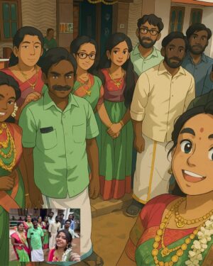 Charumathi Saravanan Instagram - This Ghibli style🥹🤌🏻 2025 so far🧿
ebhaa dai etha pandrathukulla🥵🥵 but kyoot ah erruku🥰
.
Special Dhanks to @jenni__mj & @sharmilageorge_ ♥️♥️
