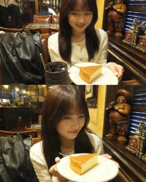 Chisaki Morito Instagram - 喫茶店巡り☕️
　
　
まなかちゃん教えてくれたお店なんだけど、内装もレトロで可愛かった🍀
まだまだ行きたいお店いっぱいあるから早く行きたいな〜
　
　

#喫茶店 #喫茶店巡り #東京カフェ #カフェ #カフェ巡り #チーズケーキ #レトロ #デジカメ#カメラ #ootd