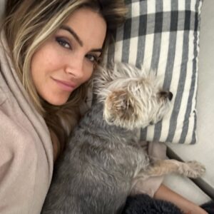 Chrishell Stause Instagram - Our beloved Gracie left us peacefully today. Thank you to anyone that was a friend to her and helped make her life here better. 
It’s impossible to post a fraction of the joy this angel brought me. 

Gracie was adopted from the @burbankanimalshelter and for the next week, if you tell them Gracie’s name, I will be covering all adoption fees. ♥️