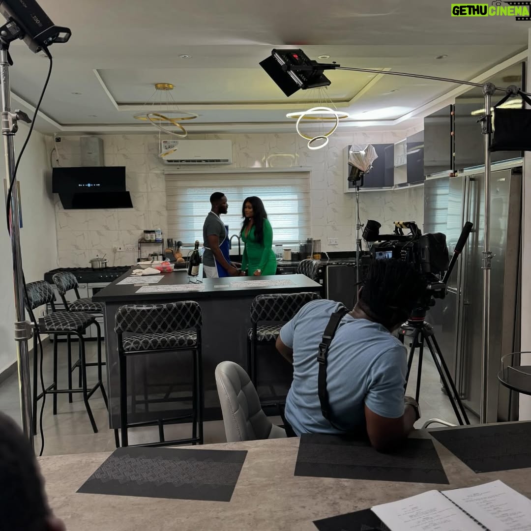 Christabel Ekeh - 3 Likes - Thank you Jesus ❤️🙏.
Stills from the making of COLD FEET….. coming to you soon from #venusfilmsgh @abdulsalammumuni