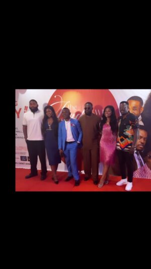 Christabel Ekeh Instagram - Thank you Jesus ❤️🙏.
A beautiful experience at the premiere of "The Lady with the Red Balloon 🎈”.