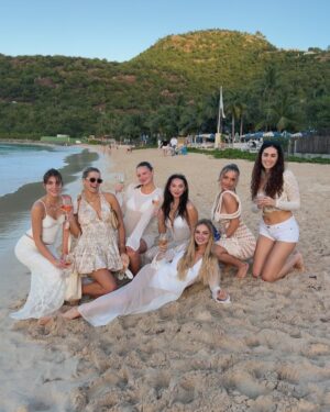 Cindy Marina Instagram - Luckiest girl in the world to have such amazing friends to celebrate these special moments with 🫶🏼💕 To say we thrived on St Barth’s would be an understatement! Best weekend of my life! 🥂 #bachelorette