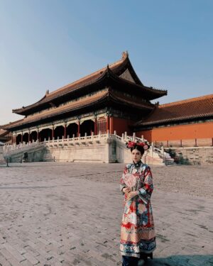 Cindy May McGuire Instagram - When royal tea is hotter than the emperor’s decree. ☕👘 #gossipsession