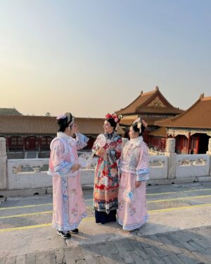 Cindy May McGuire Instagram - When royal tea is hotter than the emperor’s decree. ☕👘 #gossipsession