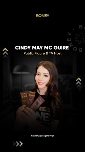 Cindy May McGuire Instagram - Hayoo yang pengen punya cita-cita jadi model, tapi kehalang karna pendek? Jadi apa yang kamu mau emang butuh proses panjang, termasuk dapetin tinggi proporsional. Boney udah pasti jadi booster yang tepat buat rangsang tumbuh tinggi maksimal potensi genetikmu. Jangan lewatkan buat Checkout Boney Bundling susu dan kapsul diofficial store Boney ya. 

Karena tumbuh tinggi, cuma Boney kuncinya! 

#Boney #boneyasli #boneysusu #Boneykapsul #suplemenpeninggi