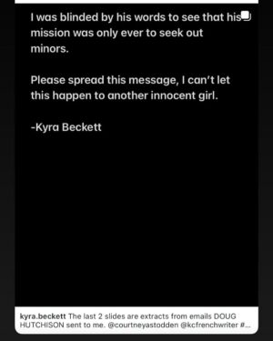 Courtney Stodden Instagram - I just have to take a moment to appreciate @kyra.beckett. She is an absolute powerhouse! From such a young age, she made the brave decision to stand up against what was wrong, and she’s never looked back. She’s a true survivor, and her strength is nothing short of inspiring. I’m so proud of how far she’s come and how she’s thriving now. I’ll always be here, speaking up and supporting her because she deserves nothing but the best. Keep shining, Kyra, the world is better because of you! 🙌💖