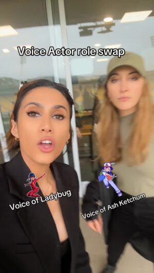 Cristina Valenzuela Instagram - How did we do? 🥳 #miraculousladybug #voiceover #pokemon #ashketchum