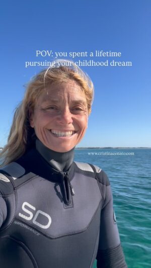 Cristina Zenato Instagram - It was a childhood dream to have sharks for friends while monitoring the ocean and making sure divers would not damage it.
It was dismissed at best, but following our heart is the best gift we could give ourselves.
And so I did, 31 years of pursuing a dream that I have been able to make come true. A dream that has opened the doors to more adventures, more experiences, incredible encounters and life lasting memories, and friendships.
My love for sharks has brought me the most unexpected moments; my obsession in pursuing my dream regardless of the “no” “not for you” “”crazy dream” and many more opportunities taken away has lead me to be more determined. 
There is no direct road, mapped way, there is no guarantee, none what’s so ever and yet it’s the most amazing gift we can give ourselves, to listen to our soul.
So take flight, give it a try, and say yes to living the life you dream instead of dreaming of the life you wish you had.
With @waterproofinternational @diveshearwater @scubapro @fourthelementdive @isotta_underwater_housings