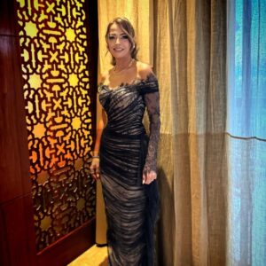 Dalia Mostafa Instagram - The beautiful @daliamostafaac 🌟 from @elgounafilmfestivalofficial #gff24 #gff 

#styledbylamiskhalil 

#مهرجان_الجونة_السينمائي 

Dress @tayacouture 
Styling @lamiskhalil_ @stylingbylk 
Mua @erenyhalimoror 
Hair @alsagheersalons @minasoobhyhairstylist 
Jewelry @glamour.jewellery 
📸 Car photos @marconagui
