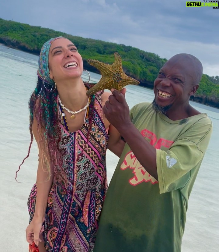Dalia Shawky - 91.4K Likes - The secret is OUT. 🧜🏼‍♀️ 
I’m officially a MERMAID. ✨

9th slide tells you who announced the news. 🐚🥰
Also, little starfishie stole my heart away & the red studded one blew my mind away. سبحان الله 💫