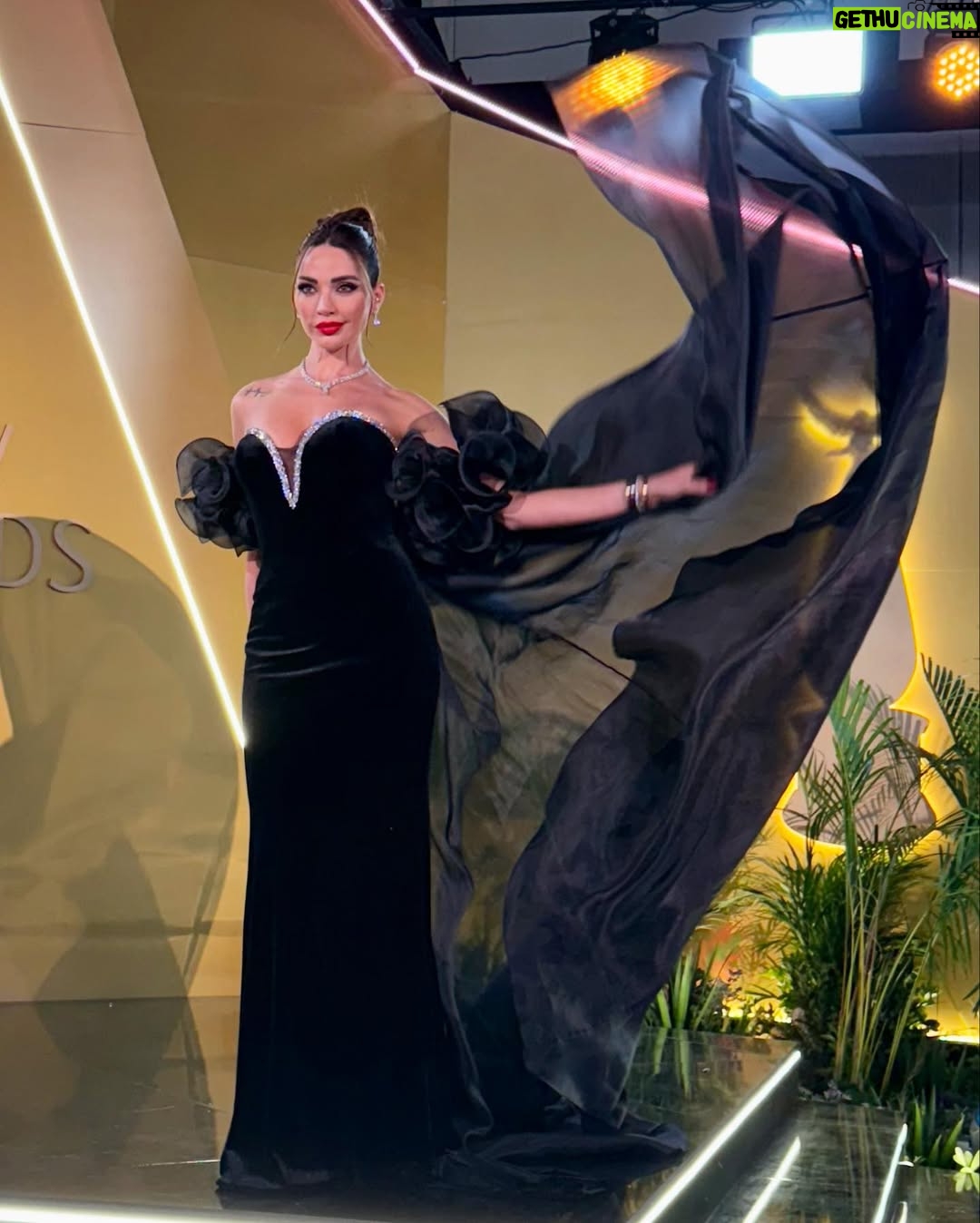 Dalida Khalil - 153.5K Likes - “Couldn’t resist sharing more pictures from the unforgettable Joy Awards! Such an incredible night celebrating talent, creativity, and inspiration from around the world. ✨”
.
• Stylist @ghinwastyle
•💇🏻♀️ : @elietmattar
•💄 : @tonytannouss
• 👗: @sophiabognem
•💍 : @nsoulijewerly
.photo credis : @marcmarounphotography
#DalidaKhalil | #داليدا_خليل