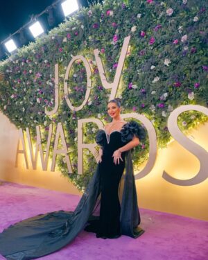 Dalida Khalil Instagram - “Celebrating Excellence and Igniting Joy – The Joy Awards 2025, Riyadh!”
@gea_saudi @joyawards 

• Stylist @ghinwastyle 
•💇🏻‍♀️ : @elietmattar 
•💄 : @tonytannouss 
• 👗: @sophiabognem 
•💍 : @nsoulijewelry 
.photo credits: @jay_zeee_ 
@wesyncproduction 
.
#DalidaKhalil | #داليدا_خليل
