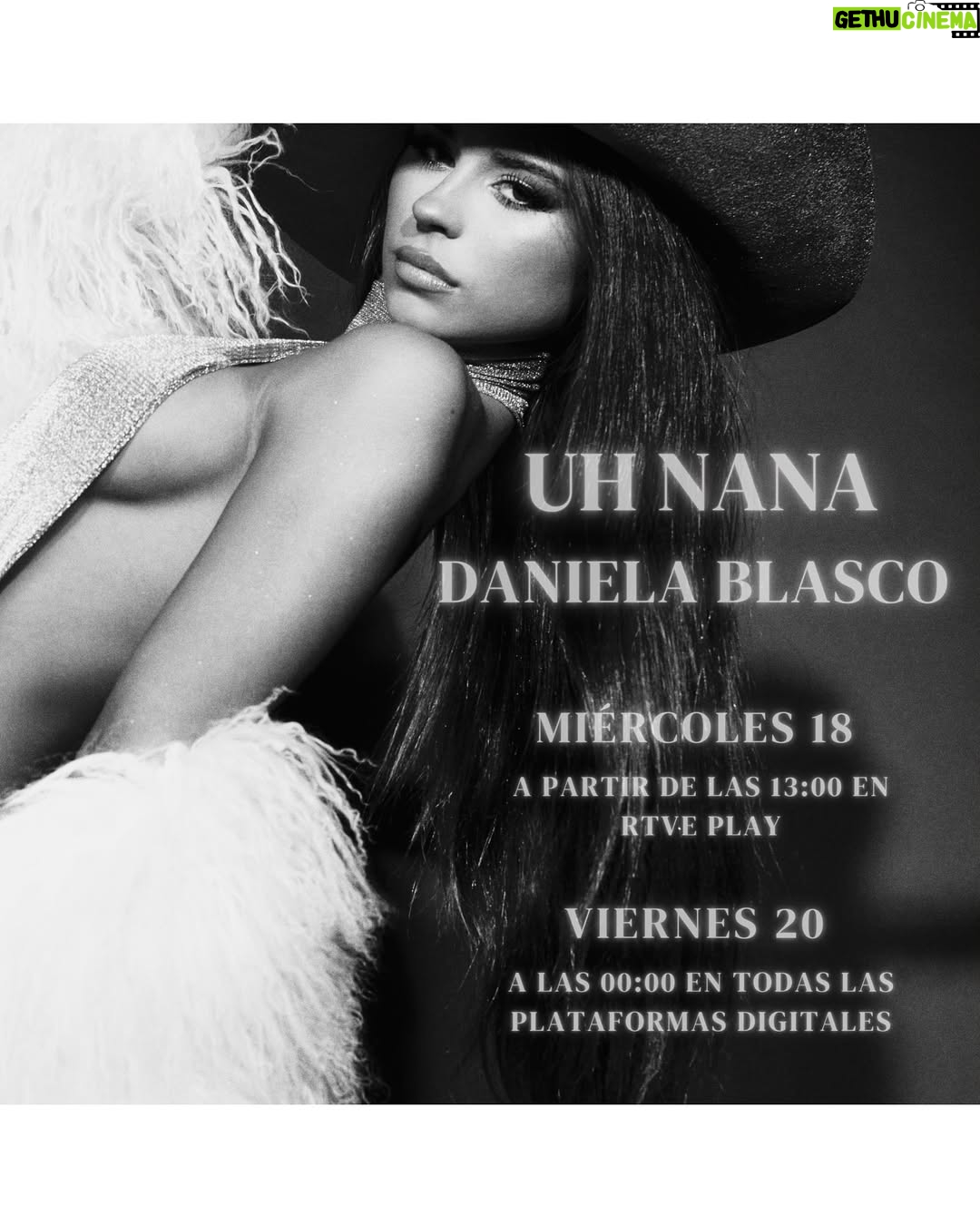 Daniela Blasco - 18.7K Likes - Por fin puedo enseñaros la portada de “UH NANA” la canción que presentaré en el @benidormfest_rtve este 2025✨
“UH NANA” Estará disponible para todos vosotros este Miércoles 18 en RTVE @rtvecomunicacion a partir de la 13:00
y el día viernes 20, la tendréis disponible en todas las plataformas a partir de las 00:00🔥
QUE GANASSSSSSSS, VAMOS CON TODOOO✨🔥✨🔥✨🔥✨🔥
Photo by: @andresgarlujan
Stylist: @albertomurtra
makeup by: @rachelplaisir