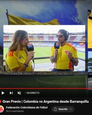 Daniella Donado Instagram - Que gran día el que vivi! Y que EMOCIÓN LO QUE HOY NUESTRA SELECCIÓN NOS HIZO VIVIR !!!!!!!!!! Saben que respiro fútbol y hoy un gran trabajo periodístico de la mano de @fcfseleccioncol 
GRACIAS