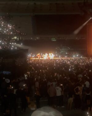 Daniella Donado Instagram - Quisiera poder resumir aún más la noche que @shakira nos regaló, todo fue PERFECTO!! Aún no supero la noche de anoche. Gracias por mover cada una de nuestras fibras
#lmynlworldtour #lmynlworldtourbarranquilla #shakira
