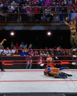Danielle Louise Instagram - @ToniStorm_ looks on as @MercedesMone & @Danni_ellexo battle @TheJuliaHart & @CallMeKrisStat in the grand finale of Spring BreakThru!

Catch the replay of #AEWCollision on @TNTDrama   @SportsOnMAX!