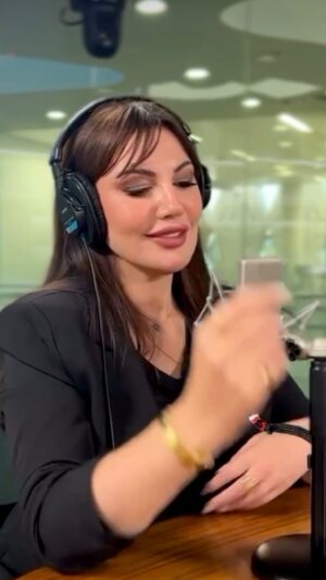 Darine Hamze Instagram - 🤍 
#throwbackthursday from my latest trip to #ksa & some fun moments at MBC’s  @panorama_fm
@ziad.hamza 
@newnohaa
@dannysairafi 
@moalmohder 
@maskarasalontr