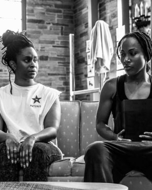 DeWanda Wise Instagram - Step inside the rehearsal room of #FurloughsParadise! ⛺️ Performances begin April 16.

📸: @lordylorch