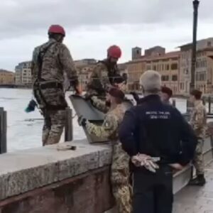 Debi Mazar Instagram - Tuscany is under RED ALERT! Major rains though Saturday. They are putting up Barriers to try to stop over flow .. 
Sesto Fiorentino is a disaster.The water under the Ponte Vecchio is rising .
Praying the rain subsides🙏🏻
#climatechange