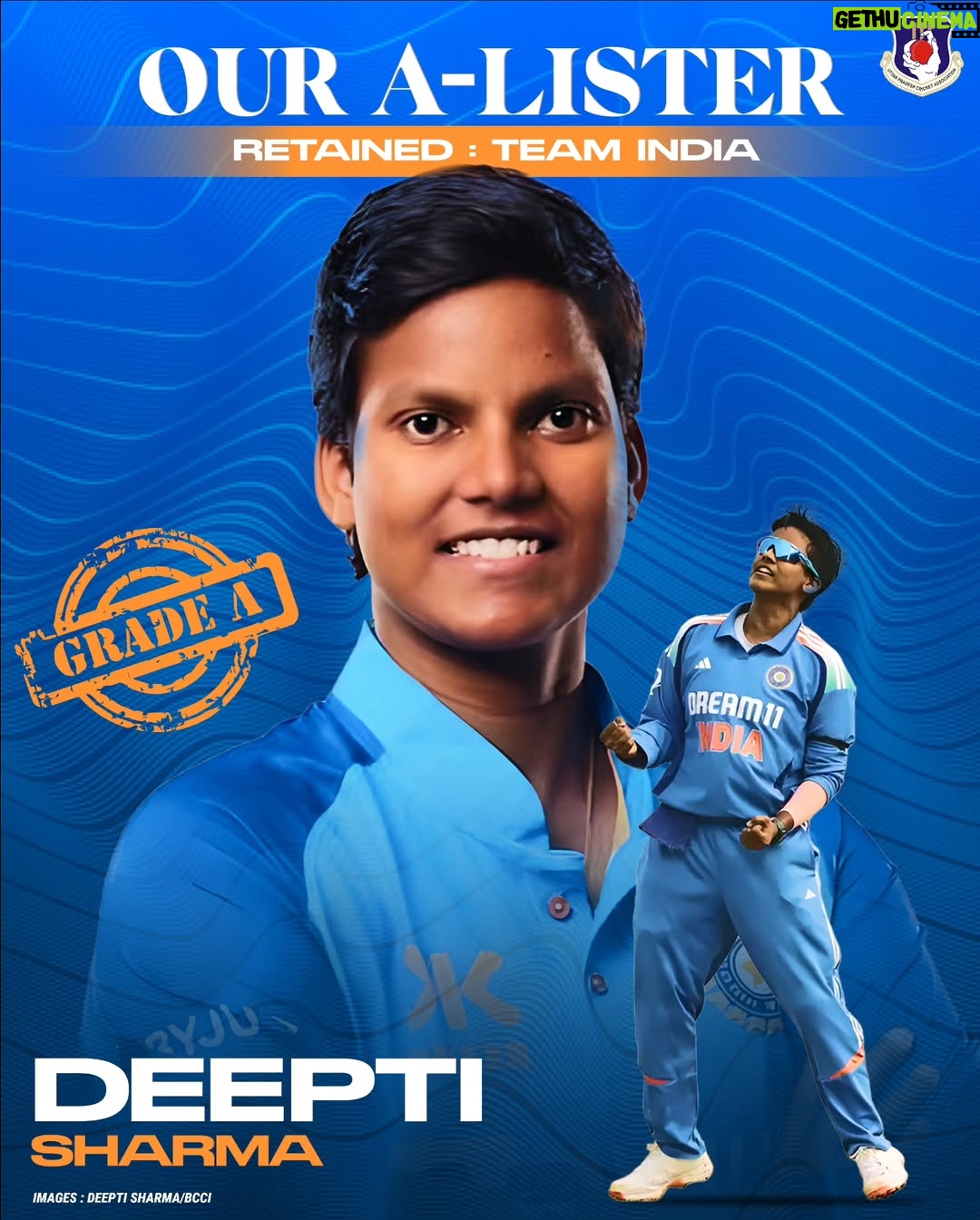 Deepti Sharma - 105.5K Likes - The all-rounder who delivers, year after year! Deepti Sharma is retained in the BCCI Grade A contract list.
#DeeptiSharma #UPCA #UPCricket