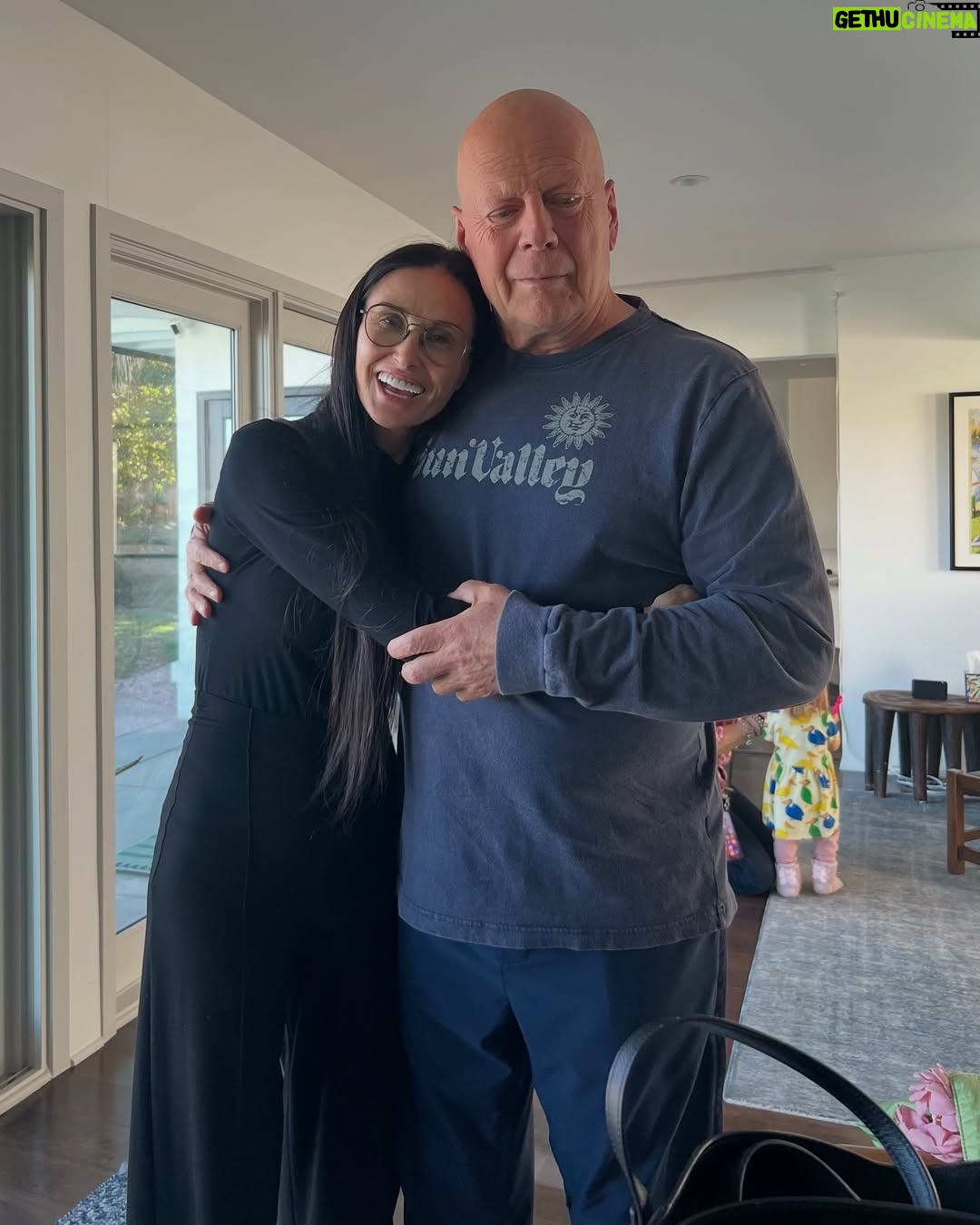 Demi Moore - 798.9K Likes - Happy birthday, BW! We love you ♥️