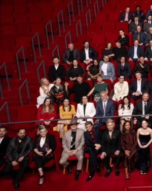 Demi Moore Instagram - Oscar Nominees Dinner 🤍 So honored to be in a room full of these incredible individuals!