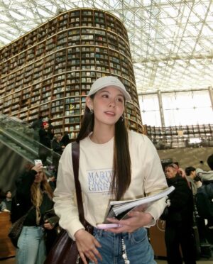 Denise Camillia Tan Instagram - March series 🤍 

1. Checked out the massive Starfield Library 📚
2. Been working on a new drama project! Stay tuned! 🎬
3. Experienced the worst migraine at the start of my trip, but still gotta look cute 💄 
4. Samgyetang saved the day! 🍲 
5. Tried marinated raw crab for the first time, brave girl moment 🦀 
6. A 4 pax trip that turned into an unexpected sister bonding adventure instead ❤️
7. Having tteokbokki by the street in cold weather hits different 
8. Playing in the snow way past midnight ❄️ 
9. The cutest, fluffiest sheep cafe in Hongdae 🥹🐑 
10. My weekly 🎾 fix! 
11. Spending the day w the pawrents & fur babies 
12. Trying on these sick Tabi @christianlouboutin @maisonmargiela 🔥