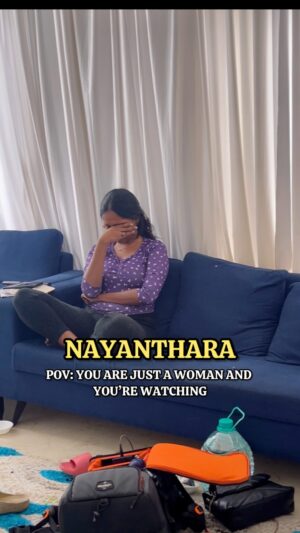 Dharshini Sambathkumar Instagram - I can understand to an extent, what you went through Nayan.  It’s not easy for a woman to prove herself that too in a complicated industry while her dad was ill. I just burst into tears after I watched Nayanthara’s beyond the fairytale. It felt so personal, and I resonated each part of it. I truly want you to be happy in life thalaivi @nayanthara @wikkiofficial 🥹❤️