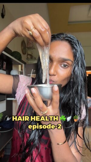 Dharshini Sambathkumar Instagram - This one 1️⃣ ingredient is a game changer for your hair🪽🤍🌻 Comment ‘recipe’ to receive the recipe to this amazing hair mask 🪴 
.
#hairmask #hairinfluencer #haireducation #naturalhaircare